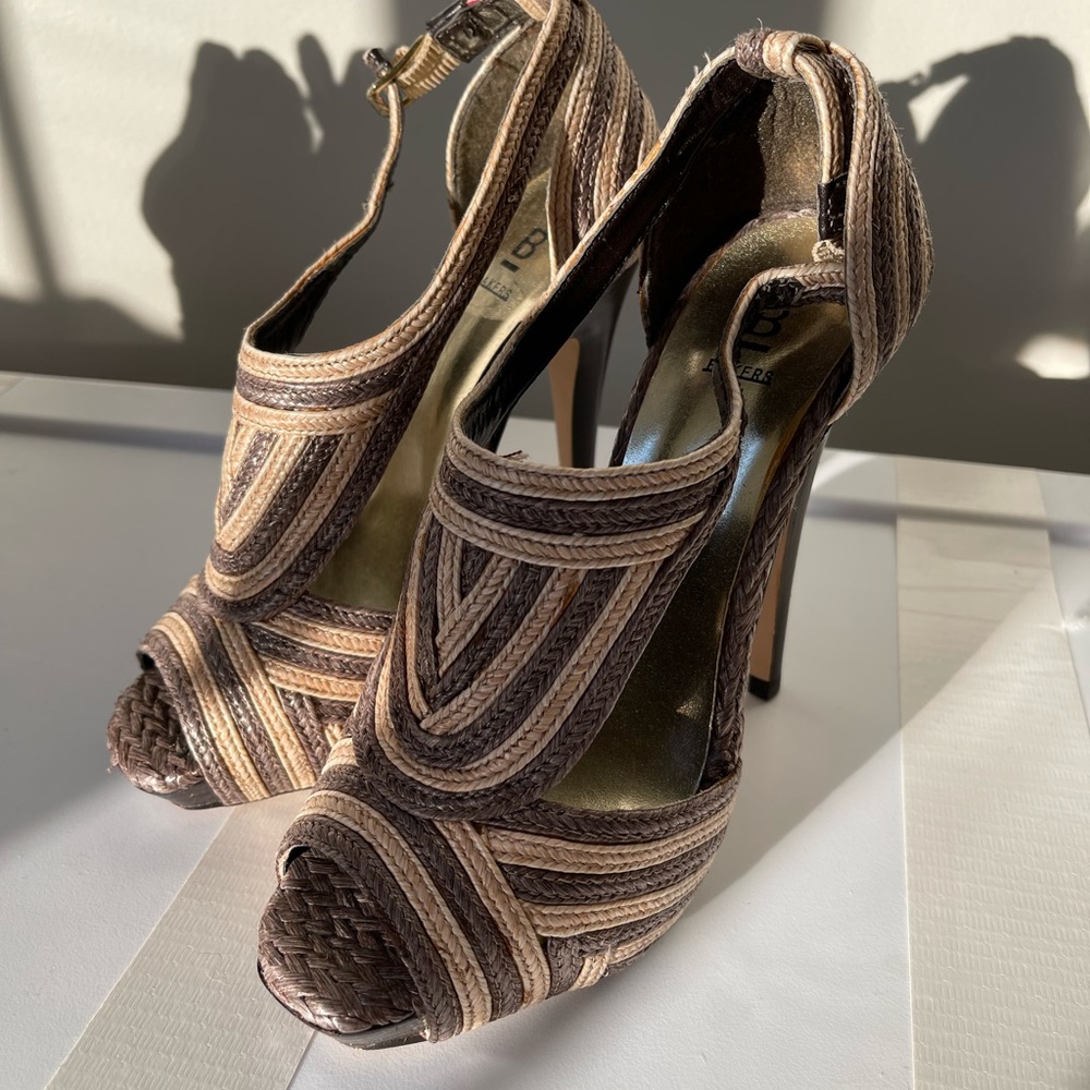 Wicker High Heels Summer Resort style